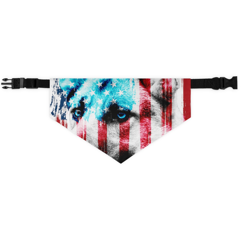 GSROC American Flag Pet Bandana Collar