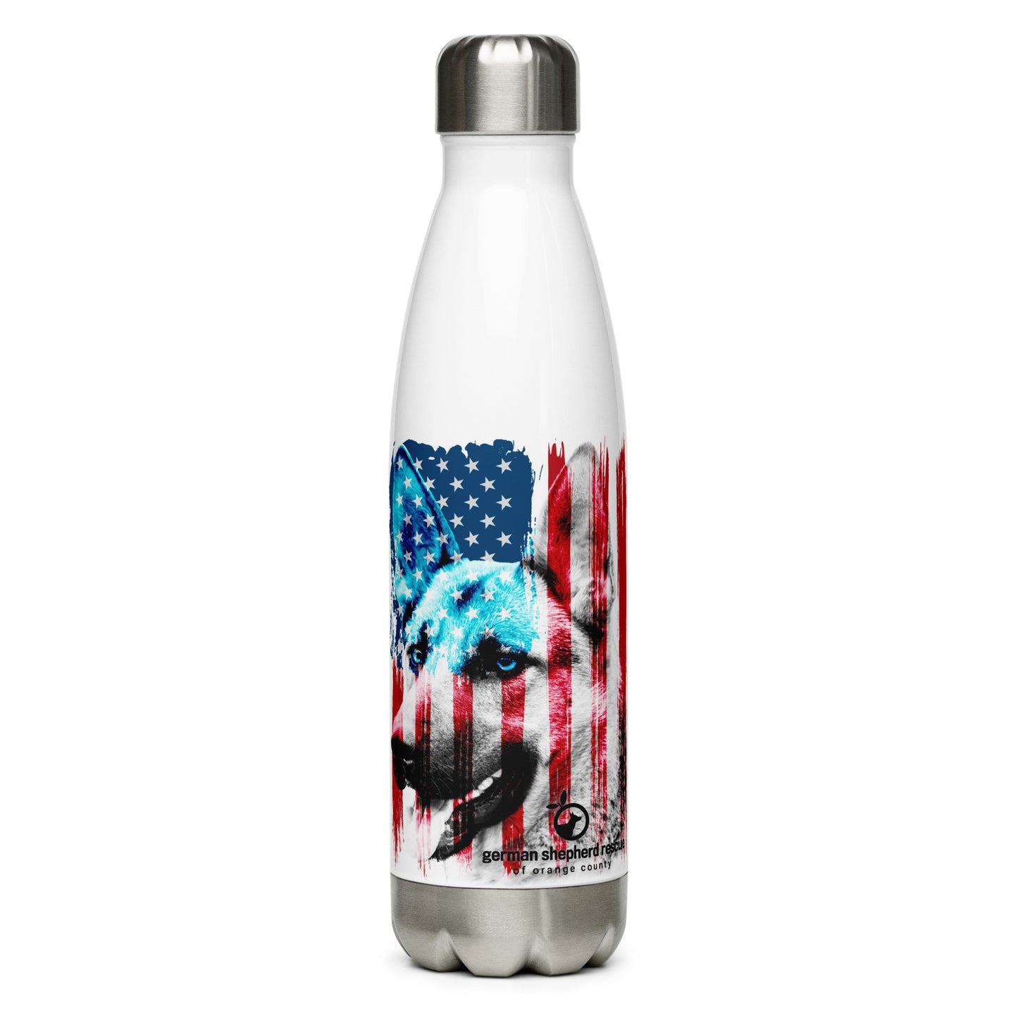 GSROC American Flag Stainless Steel Water Bottle