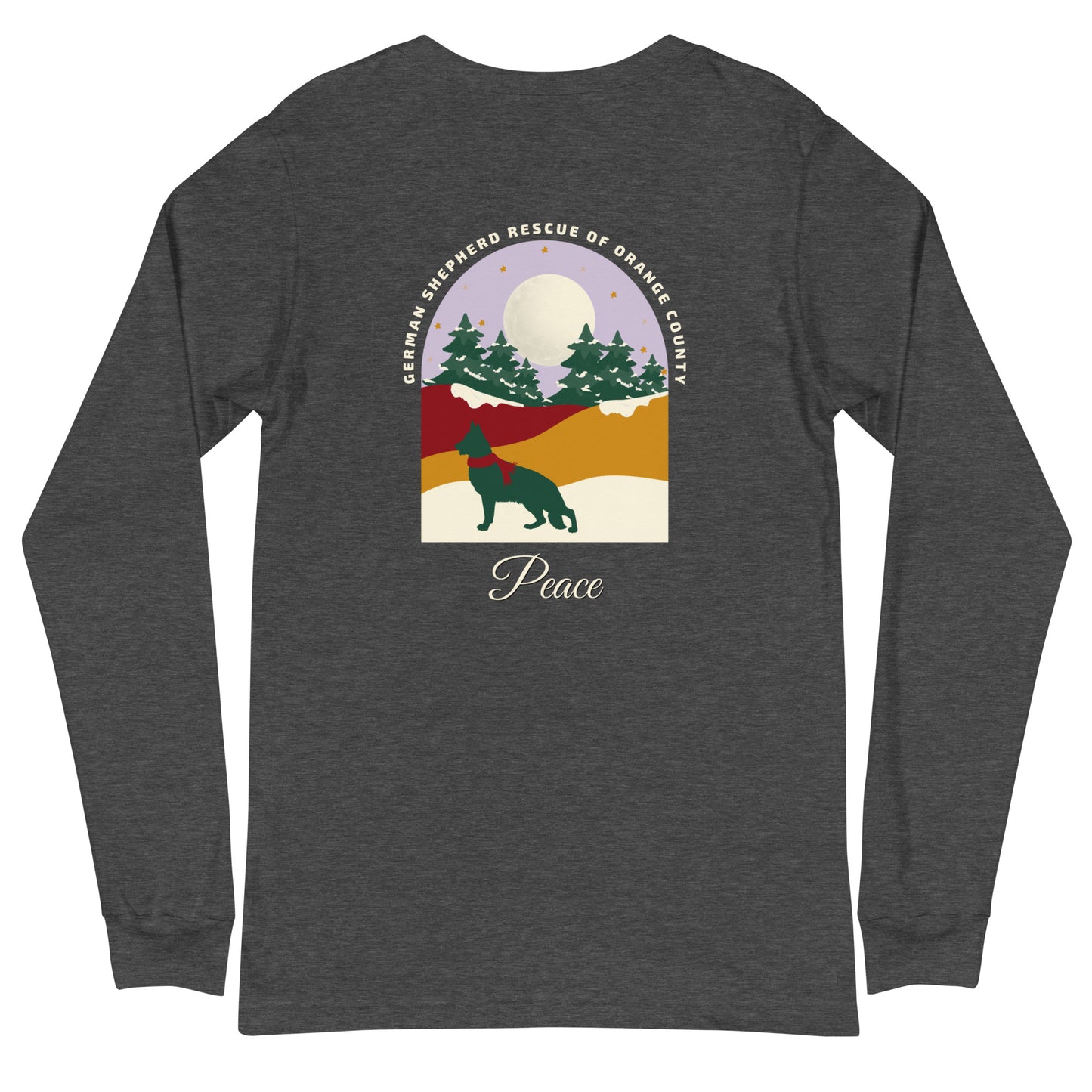 Peace Lavender Sky Unisex Long Sleeve T-Shirt