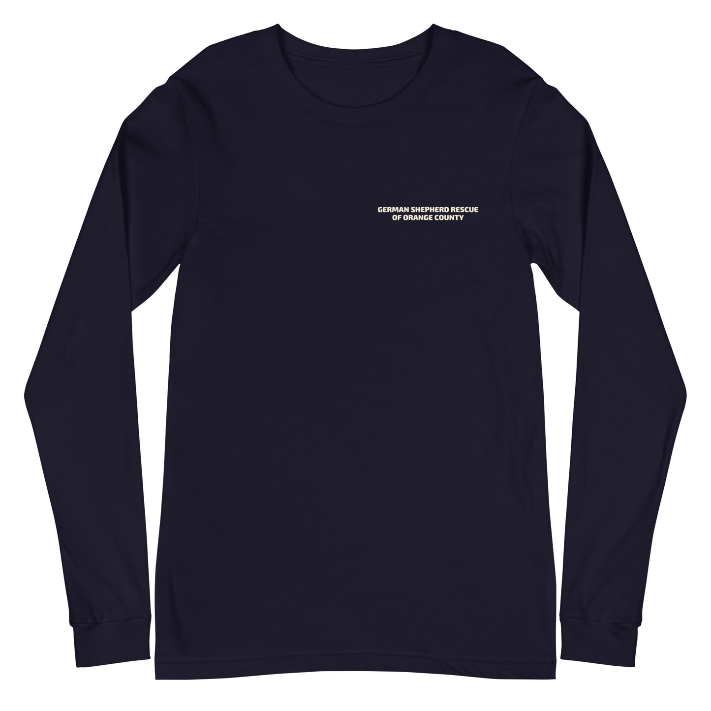 Peace Navy Sky Unisex Long Sleeve T-Shirt