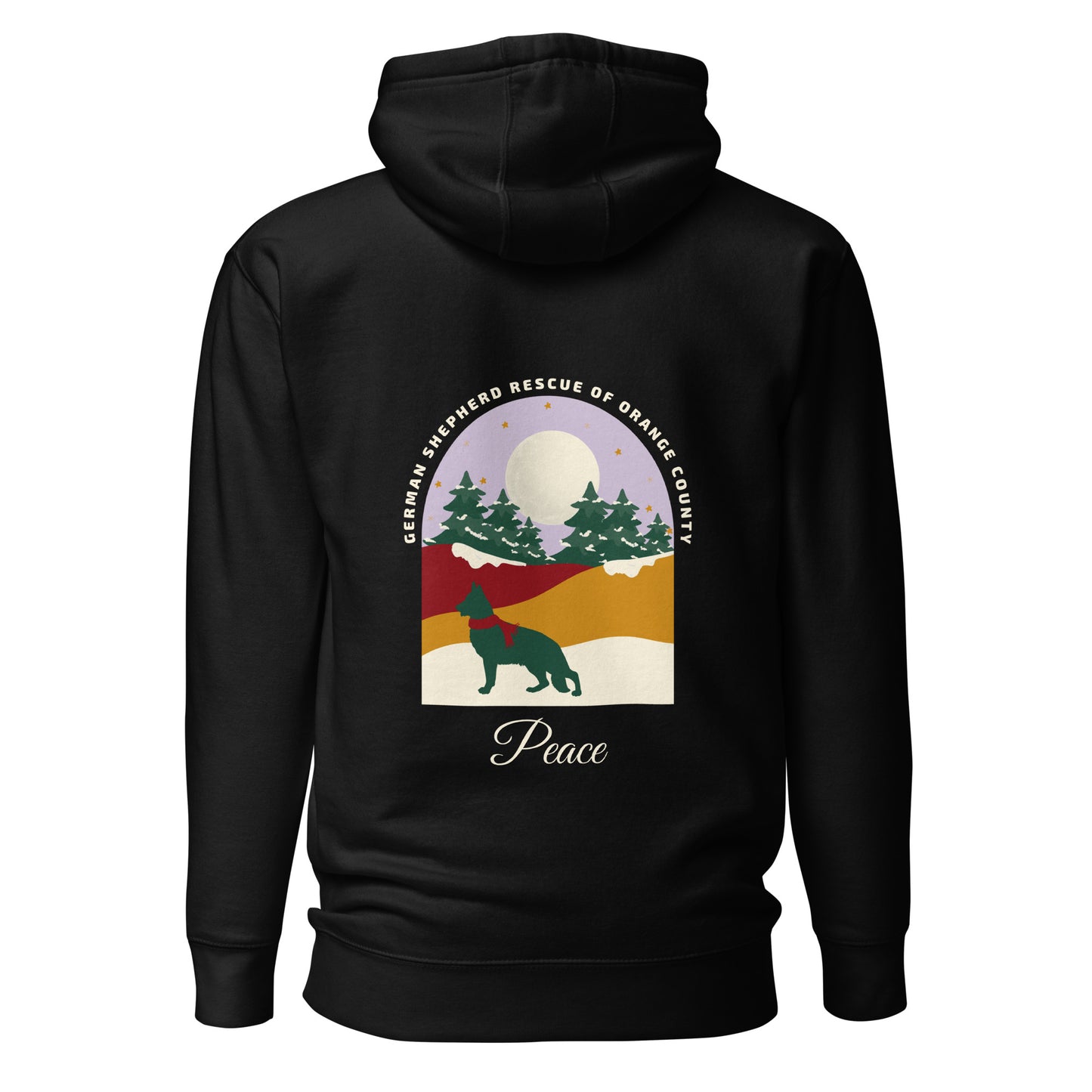 Peace Lavender Sky Unisex Hoodie