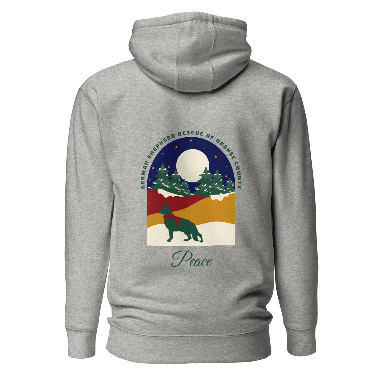 Peace Navy Sky Unisex Hoodie