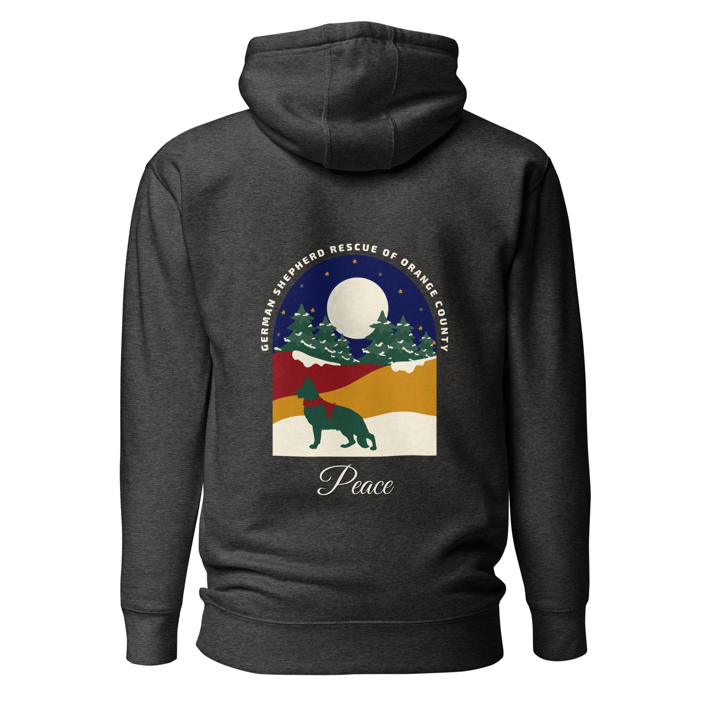 Peace Navy Sky Unisex Hoodie