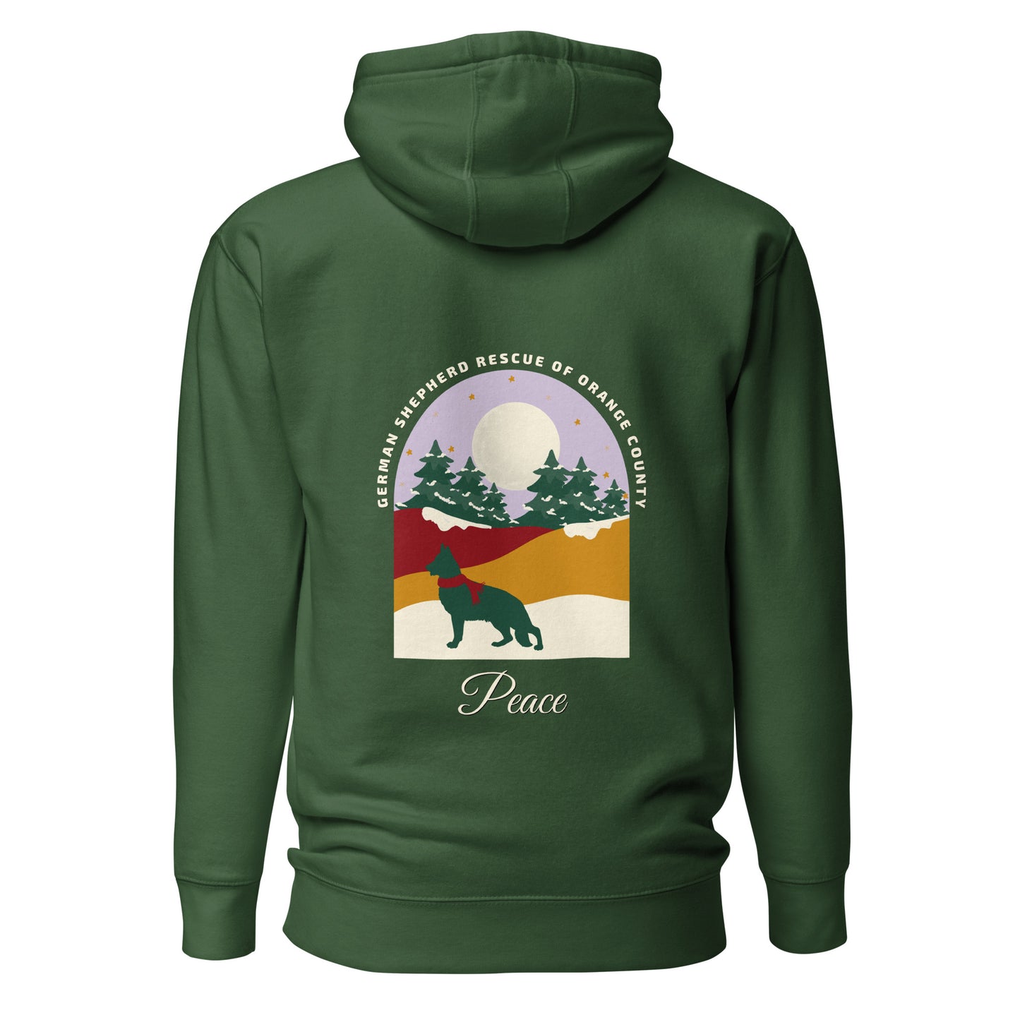Peace Lavender Sky Unisex Hoodie