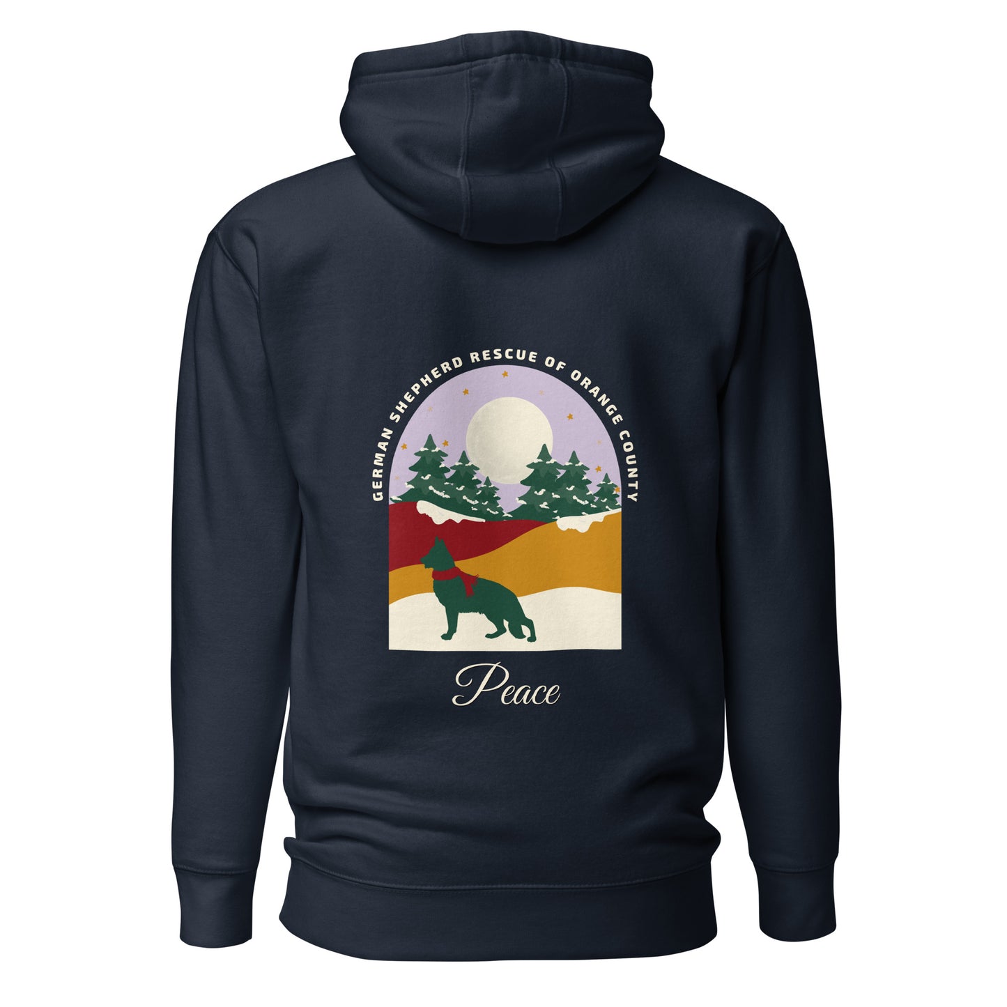 Peace Lavender Sky Unisex Hoodie
