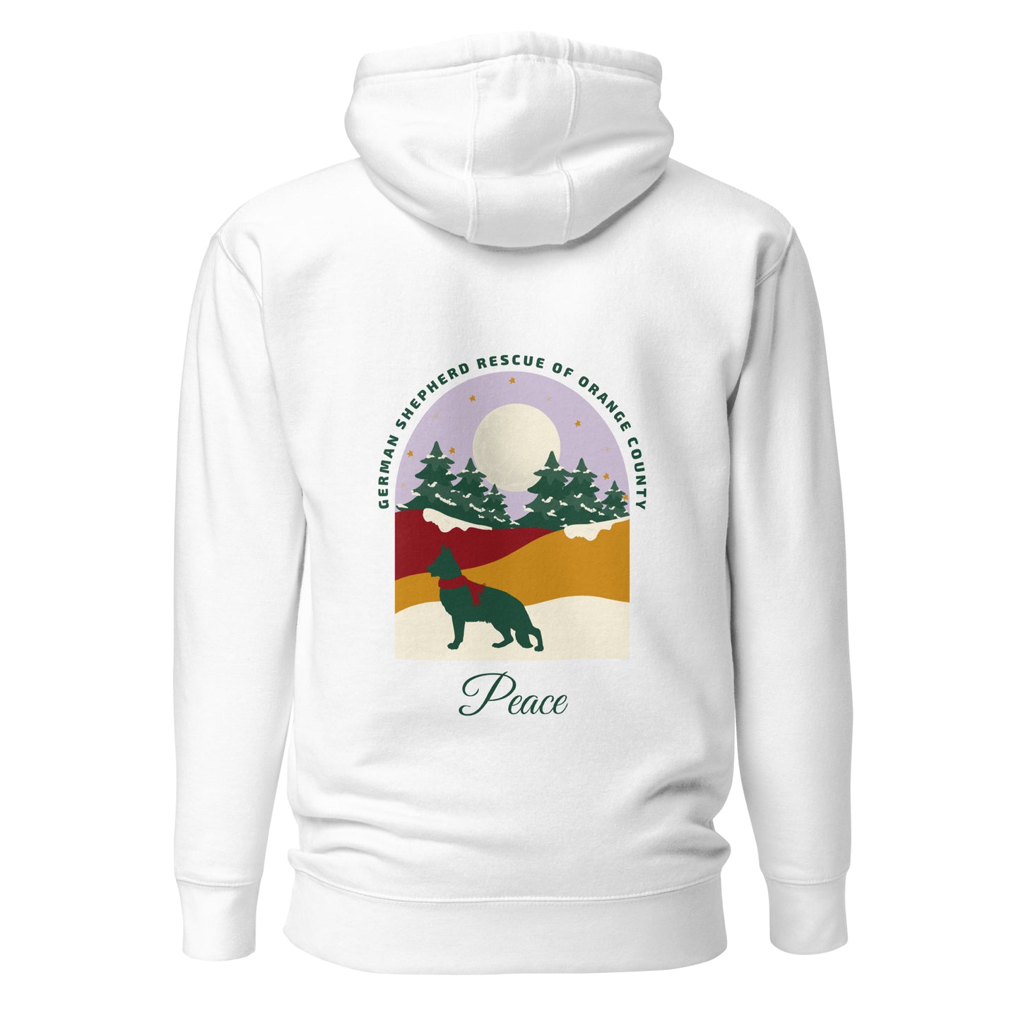 Peace Lavender Sky Unisex Hoodie
