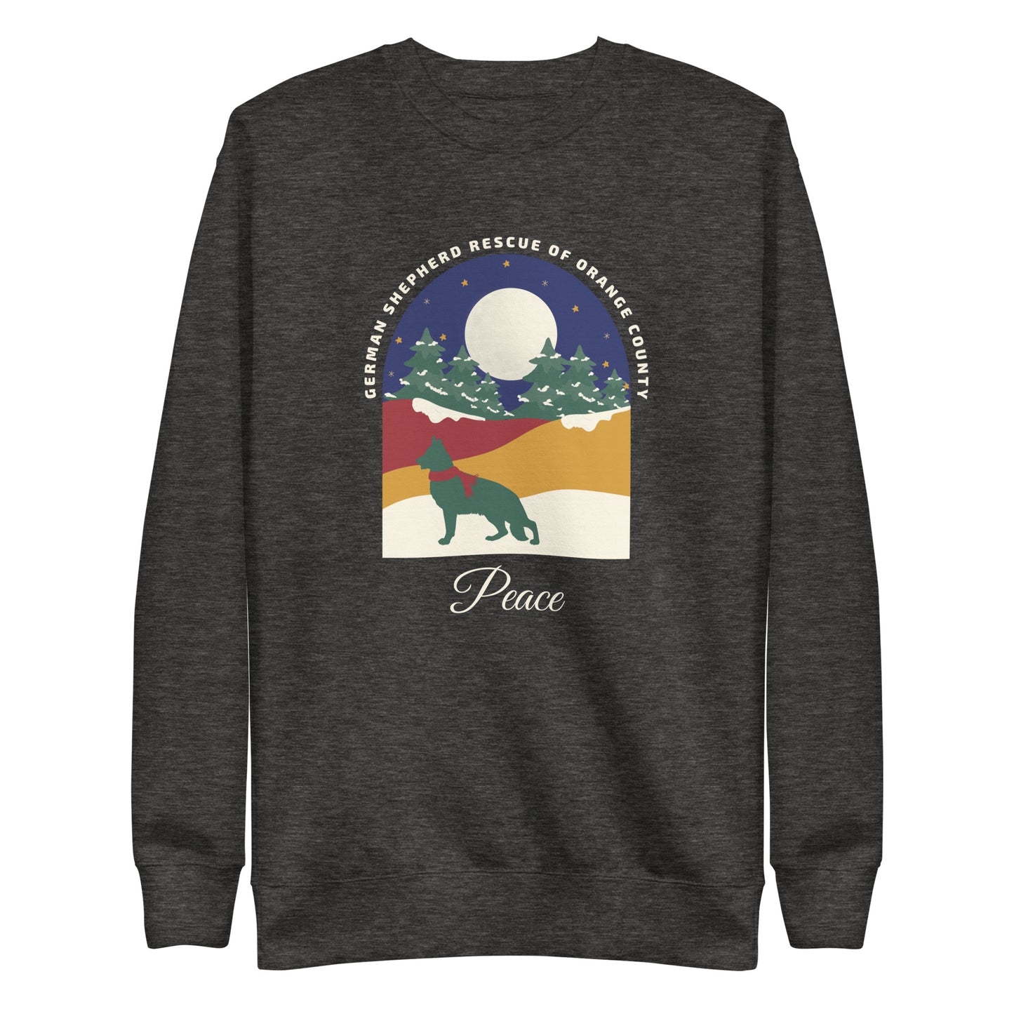 Peace Navy Sky Unisex Sweatshirt