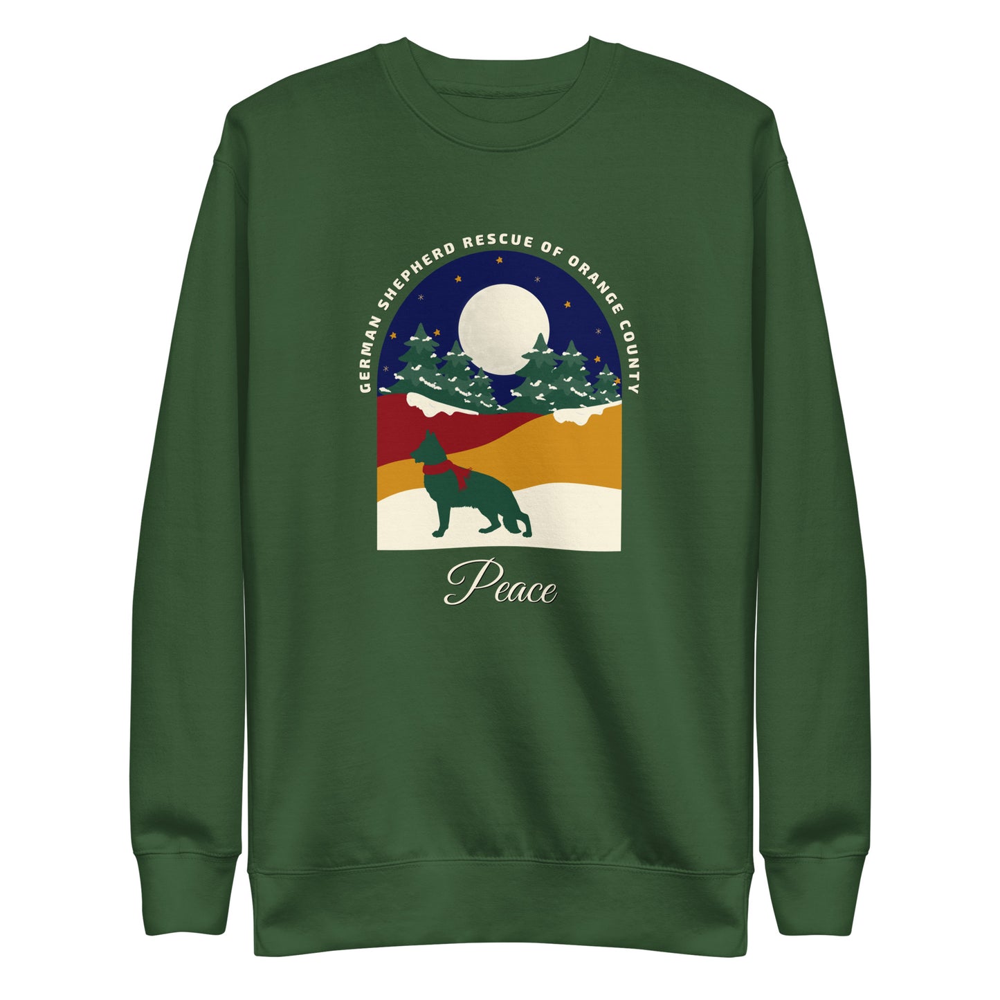 Peace Navy Sky Unisex Sweatshirt