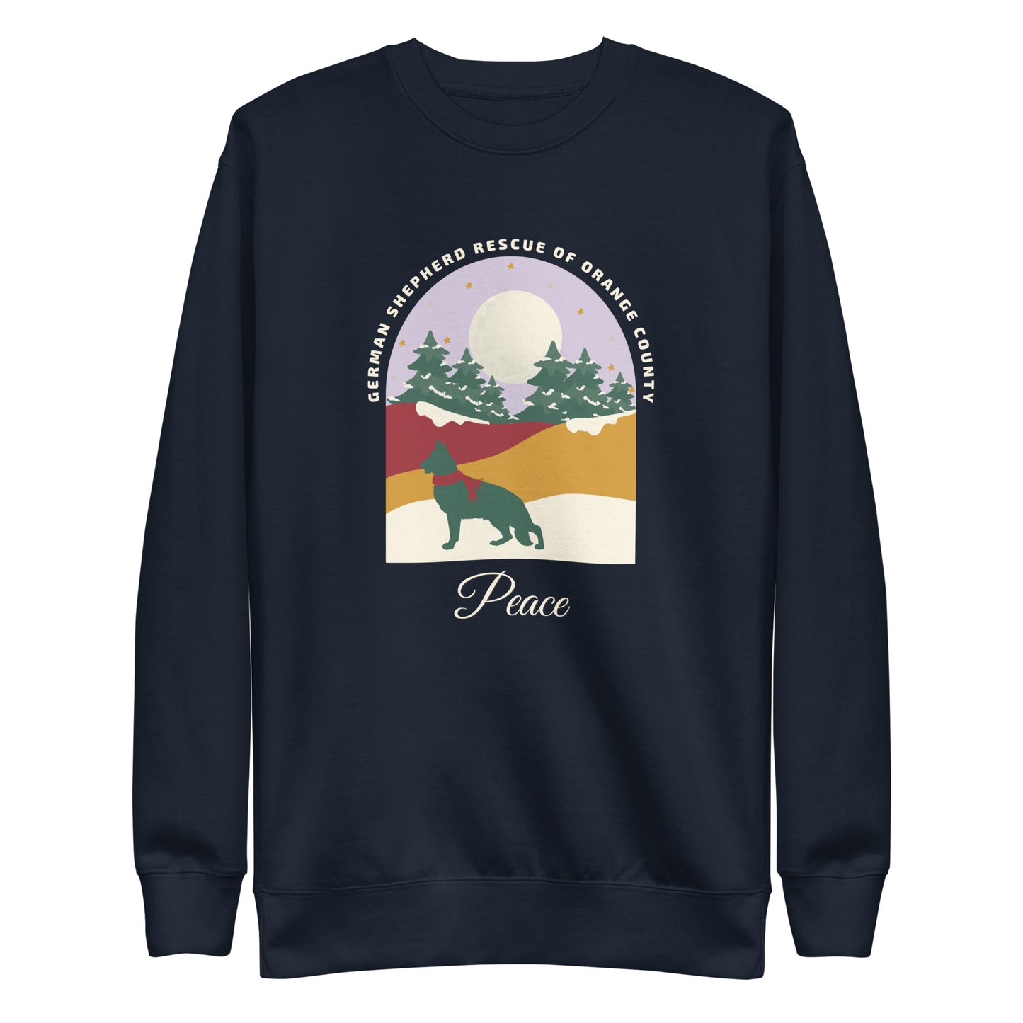 Peace Lavender Sky Unisex Sweatshirt