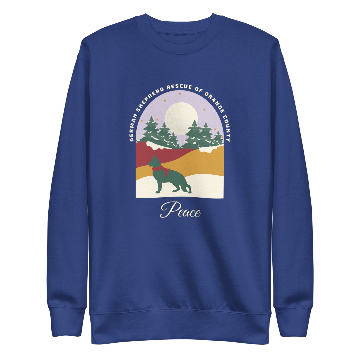 Peace Lavender Sky Unisex Sweatshirt