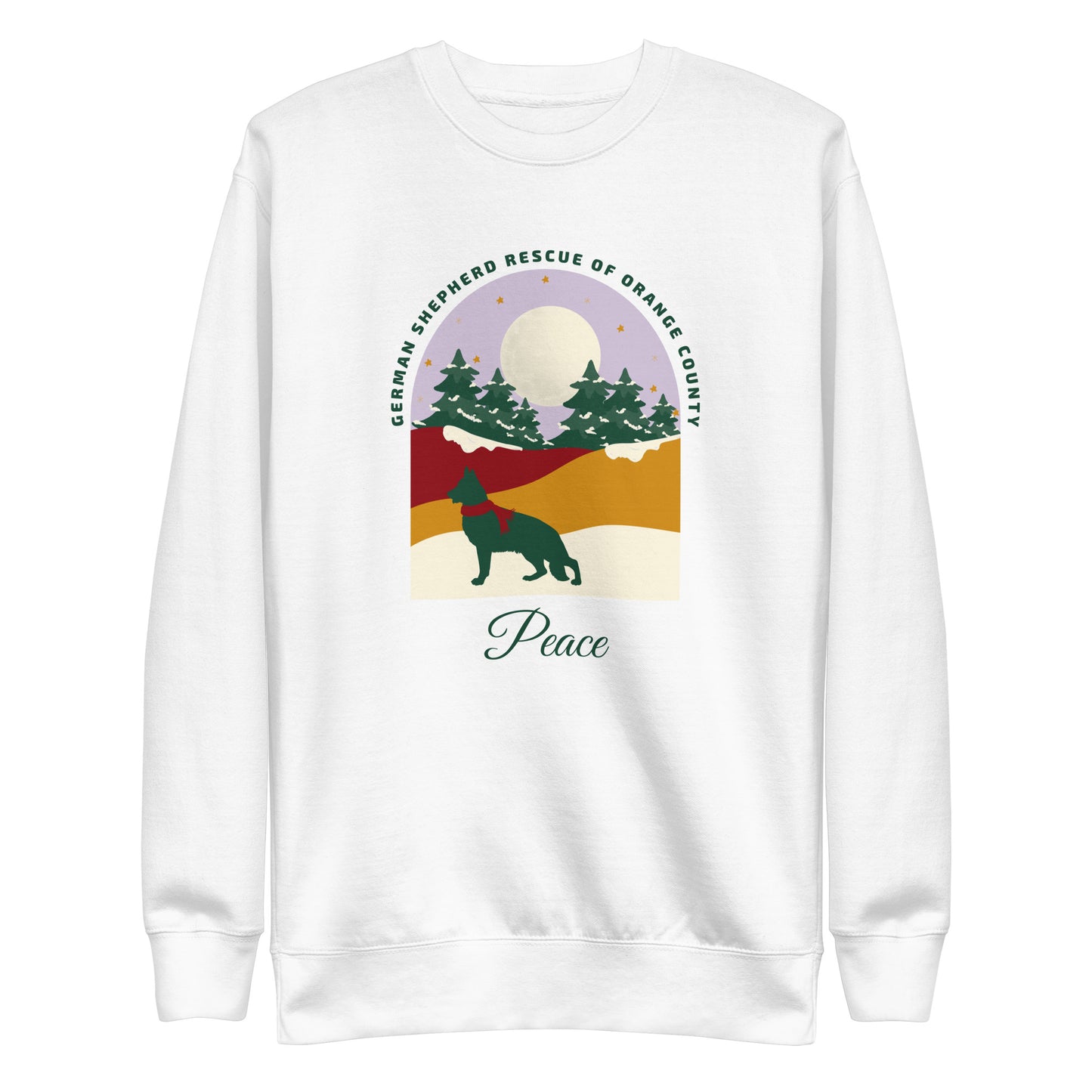 Peace Lavender Sky Unisex Sweatshirt