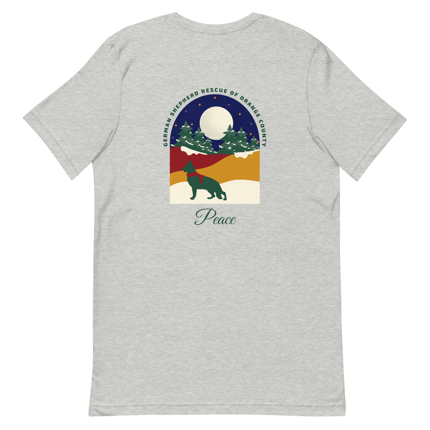 Peace Navy Sky Unisex T-shirt
