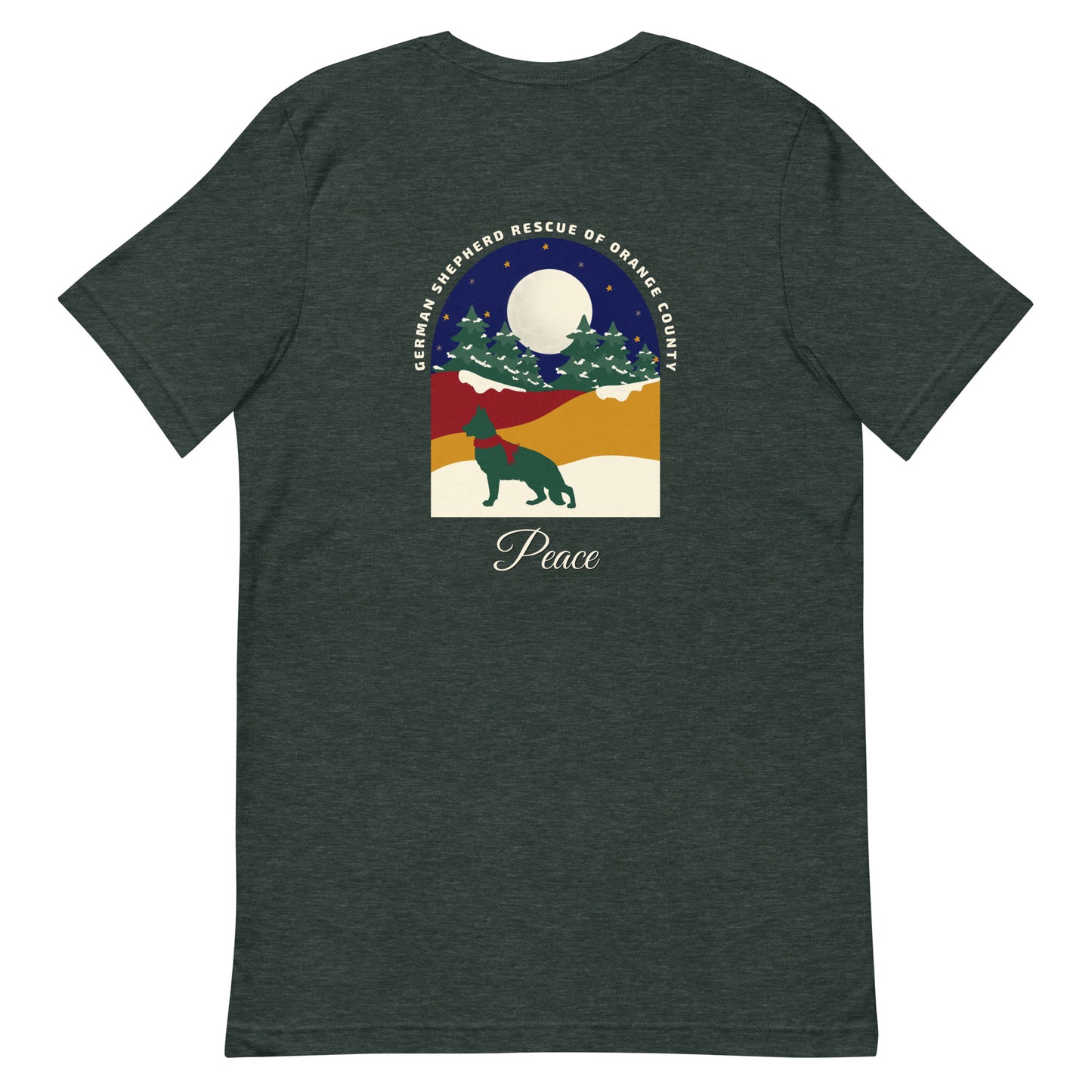 Peace Navy Sky Unisex T-shirt