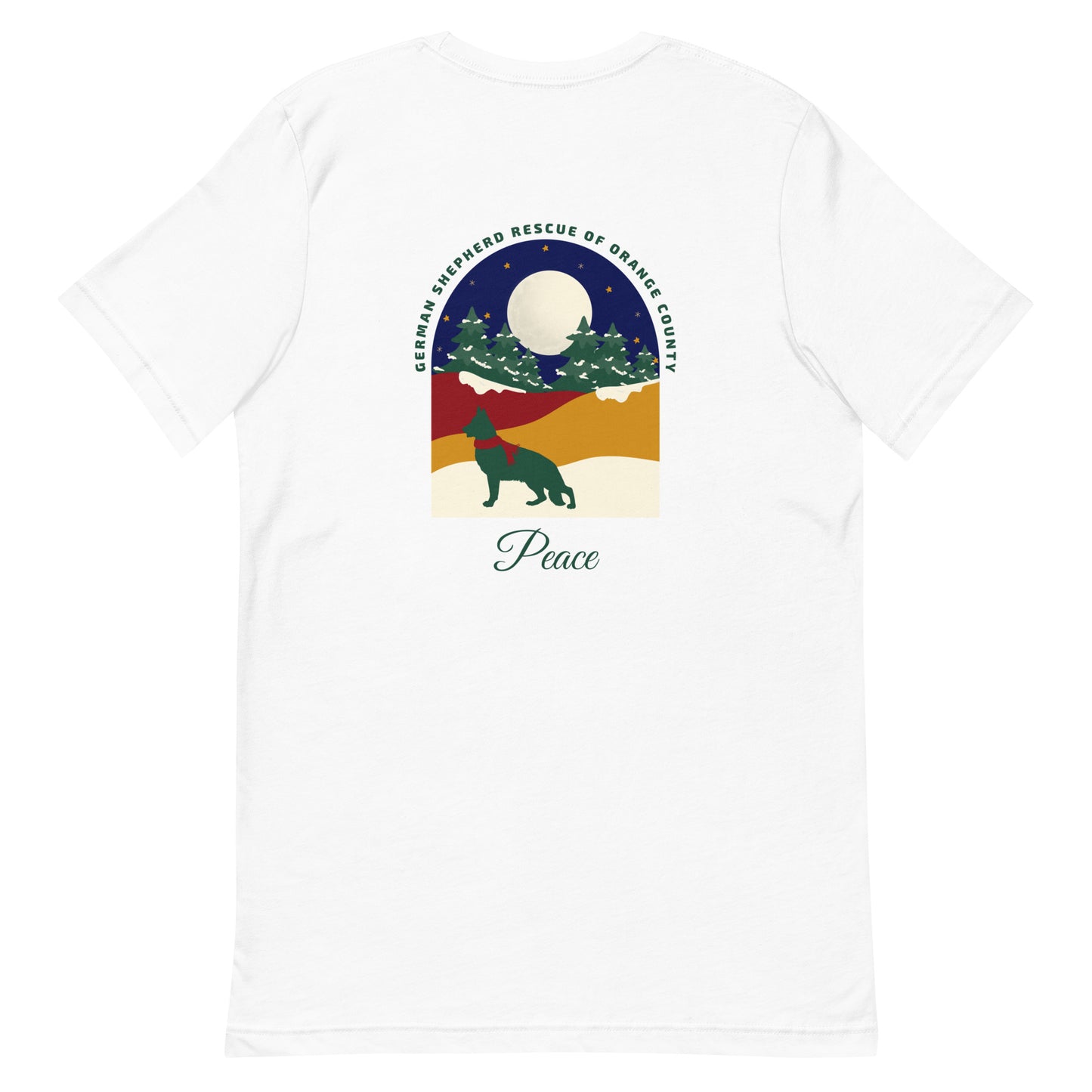 Peace Navy Sky Unisex T-shirt