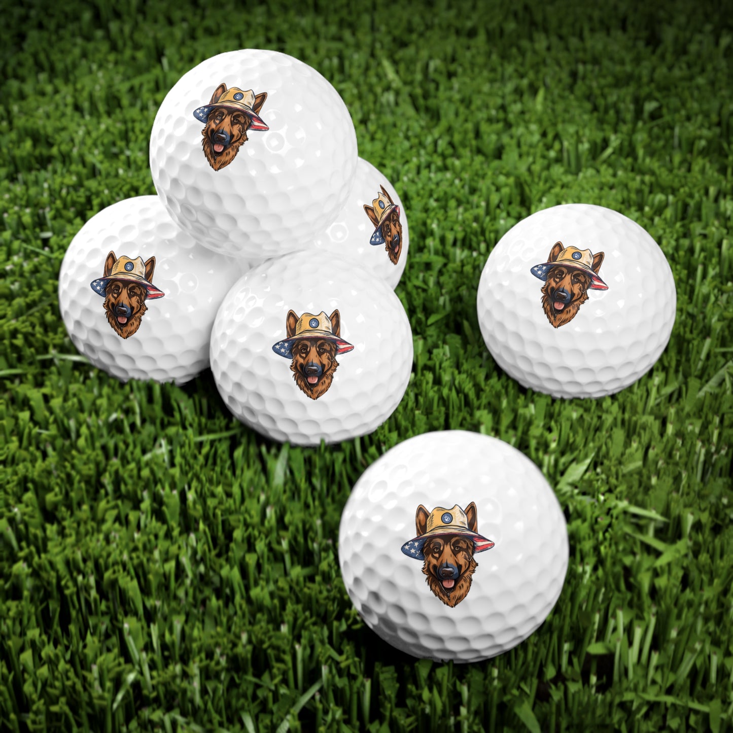 Dog Days of Summer Golf Balls, 6pcs