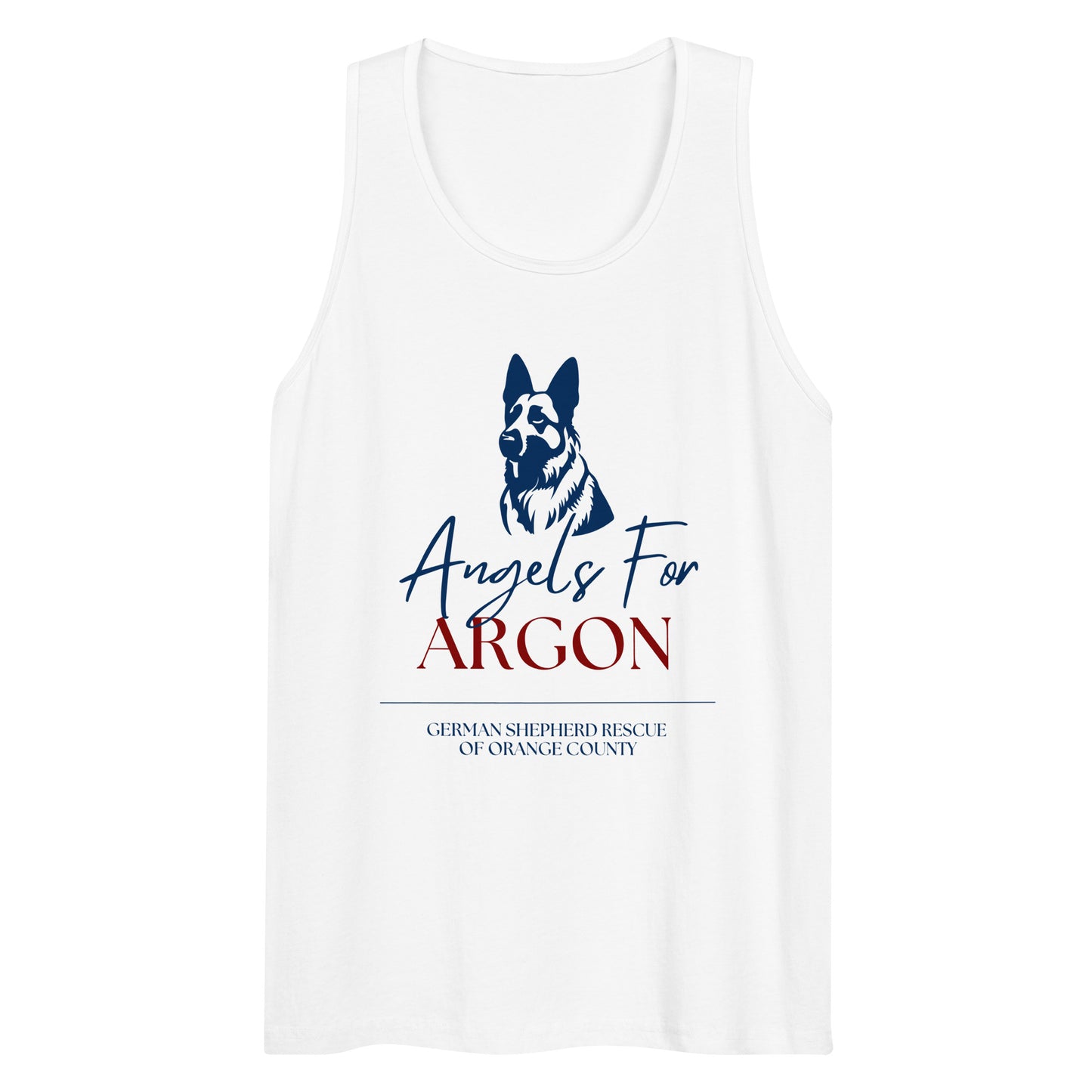 Angels For Argon Maroon Men's Tank Top