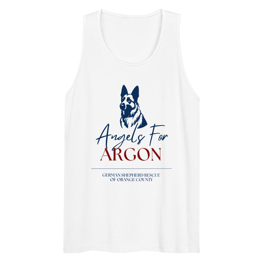 Angels For Argon Maroon Men's Tank Top