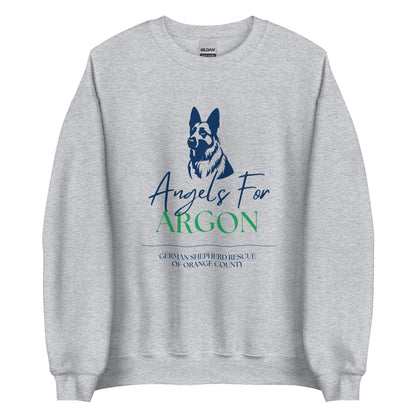 Angels For Argon Green Unisex Sweatshirt