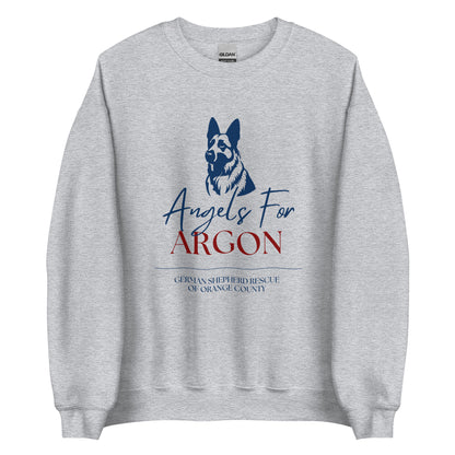 Angels For Argon Maroon Unisex Sweatshirt