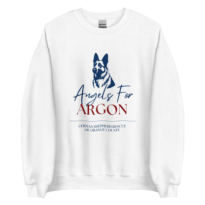 Angels For Argon Maroon Unisex Sweatshirt