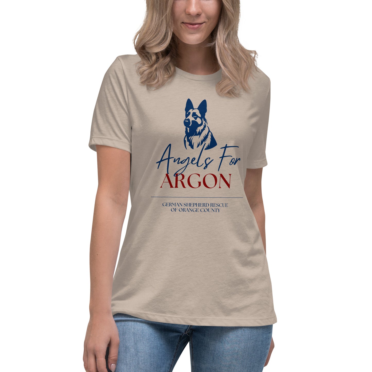 Angels For Argon Maroon Women's T-Shirt