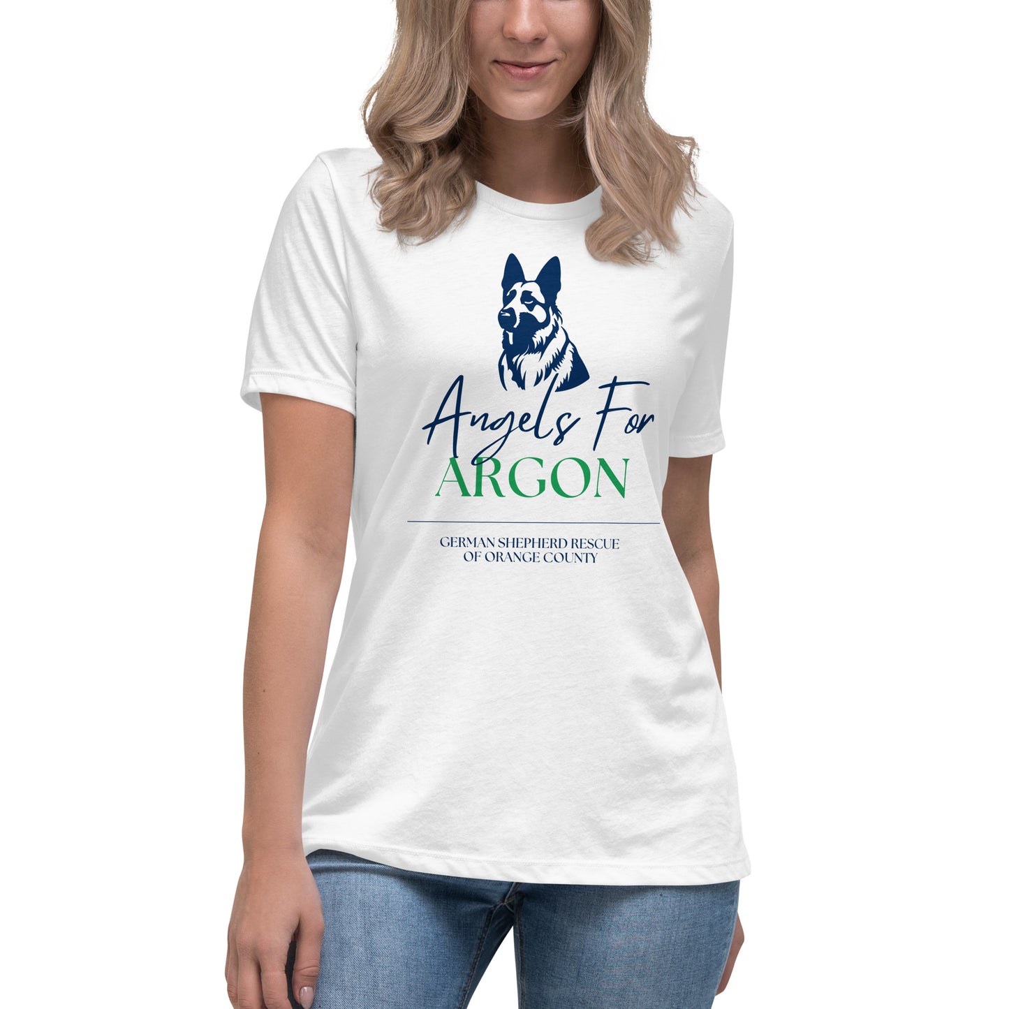 Angels For Argon Green Women's T-Shirt