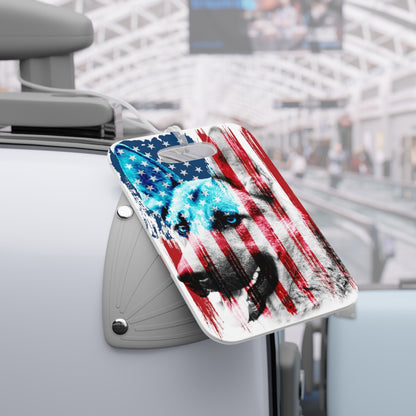 GSROC American Flag Luggage Tag