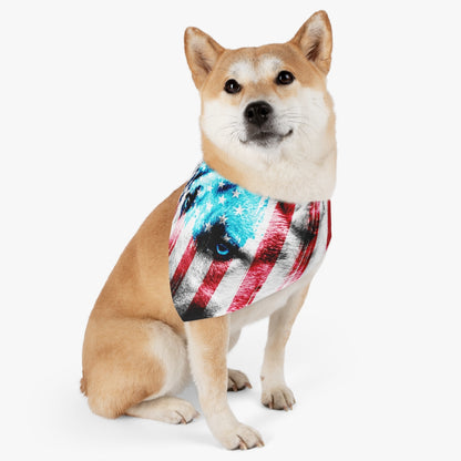 GSROC American Flag Pet Bandana Collar