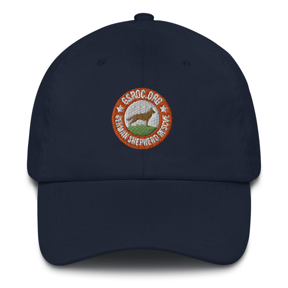 Orange Circle Dad Hat