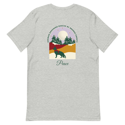 Peace Lavender Sky Unisex T-Shirt