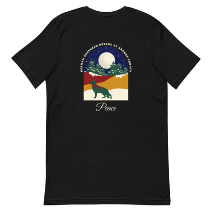 Peace Navy Sky Unisex T-shirt